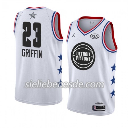 Herren NBA Detroit Pistons Trikot Blake Griffin 23 2019 All-Star Jordan Brand Weiß Swingman